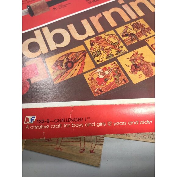 American Toy Wood Burning CHALLENGER I ELECTRIC Wonder Pen W132 Vintage - Picture 11 of 12